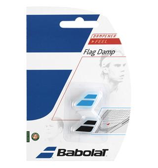 BABOLAT FLAG DAMP X2 SORT/BLÅ Vibrasjonsdemper